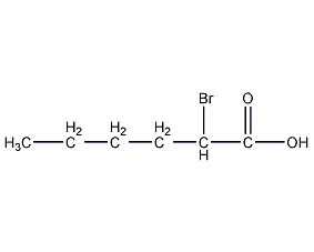 2-bromohexanoic acid structural formula