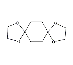 1,4-cyclohexanedione bis(ethylene acetal) structural formula