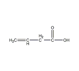 3-butenoic acid structural formula