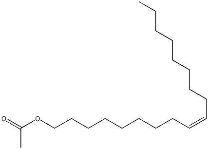 Oleyl alcohol acetate structural formula