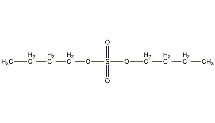 Dibutyl sulfate structural formula
