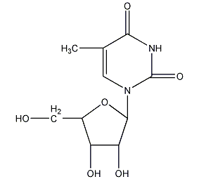 1-β-D-arabinofuranosyl thymine structural formula