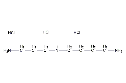 Spermidine trihydrochloride structural formula