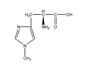 1-methyl-L-histidine structural formula