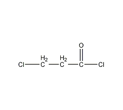 3-Chloropropionyl chloride structural formula