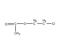 2-Chloroethyl acetate structural formula