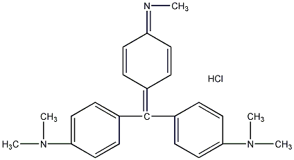 Methyl violet structural formula