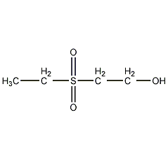 2-(ethanesulfonyl)ethanol structural formula