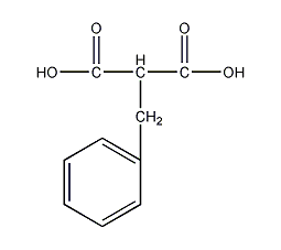 Benzyl stearic acid structural formula