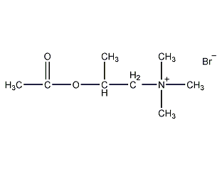 Methacholine bromide structural formula