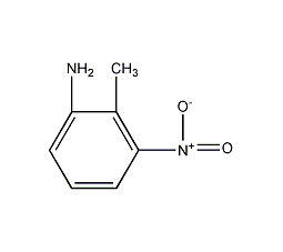2-methyl-3-nitroaniline structural formula