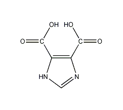 Imidazole-4,5-dicarboxylic acid structural formula