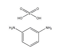 M-phenylenediamine sulfate structural formula