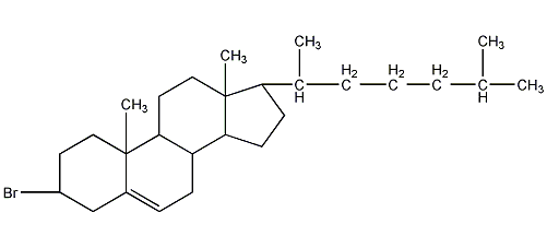 Cholesterol bromine structural formula