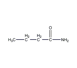 Butanamide structural formula