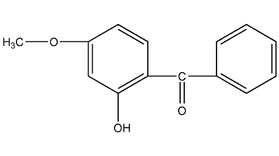 2-hydroxy-4-methoxy-4'-methylbenzophenone structural formula