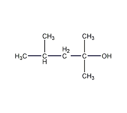 2,4-dimethyl-2-pentanol structural formula