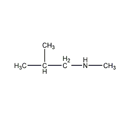 N-methylisobutylamine structural formula