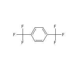 Structural formula of p-ditrifluorotoluene
