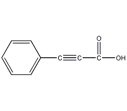 Phenylpropinoic acid structural formula