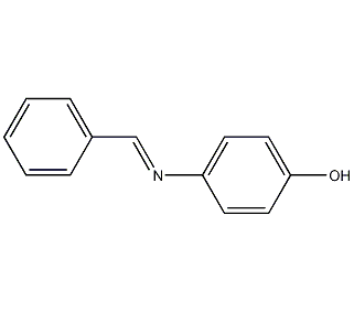 Structural formula of p-benzylmethylene aminophenol