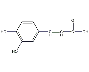 Caffeic acid structural formula