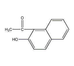 2-Hydroxy-1-naphthylethanone structural formula