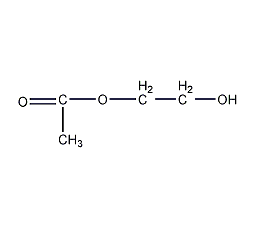 Ethylene glycol monoacetate structural formula