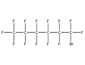 Perfluorohexyl bromide structural formula