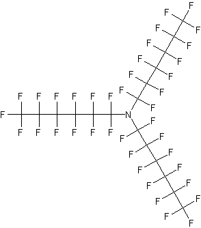 Perfluorotrihexylamine structural formula
