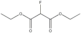 Structural formula of diethyl fluoromalonate