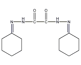 Dicyclohexanone oxalyl dihydrazone structural formula