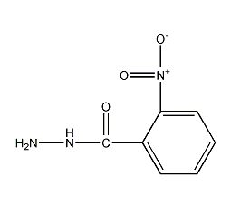 2-Nitrophenylhydrazine Structural Formula