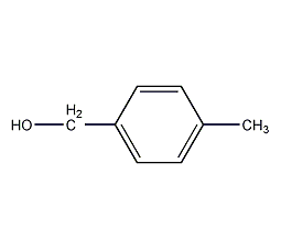 Structural formula of p-methylbenzyl alcohol