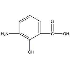 3-aminosalicylic acid structural formula