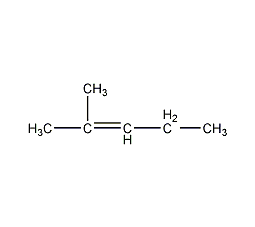 2-methyl-2-pentene structural formula
