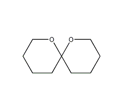 1,7-dioxspiro[5,5]undecane structural formula