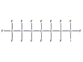 1-iodopentadecafluoro-n-heptane structural formula