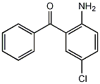 2-amino-5-chlorobenzophenone structural formula