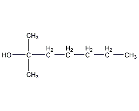 2-methyl-2-heptanol structural formula