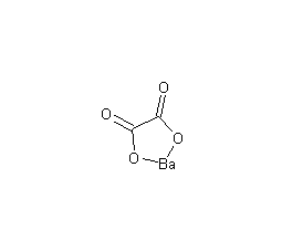 Barium oxalate structural formula