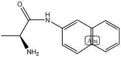 L-alanyl-2-naphthylamine structural formula