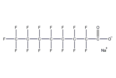 Sodium perfluorooctanoate structural formula