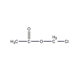 Chloromethyl acetate structural formula