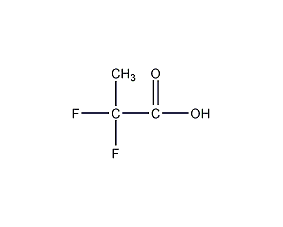 2,2-difluoropropionic acid structural formula