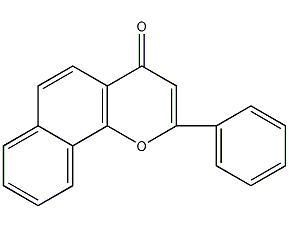 α-naphthoflavone structural formula