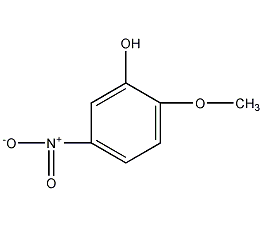 2-methoxy-5-nitrophenol structural formula