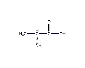 D-alanine structural formula