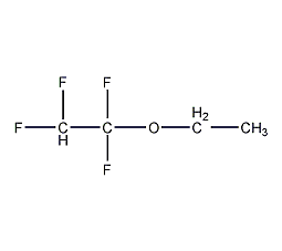 1,1,2,2-tetrafluoroethyl ethyl ether structural formula
