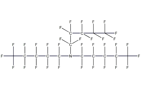 Perfluorotriamylamine structural formula